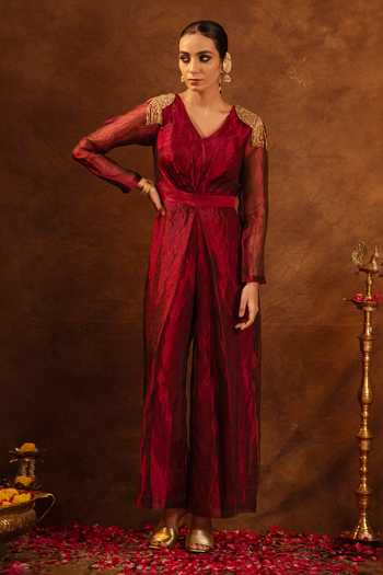 Eraaya by Ratika J Embroidered Jumpsuit 