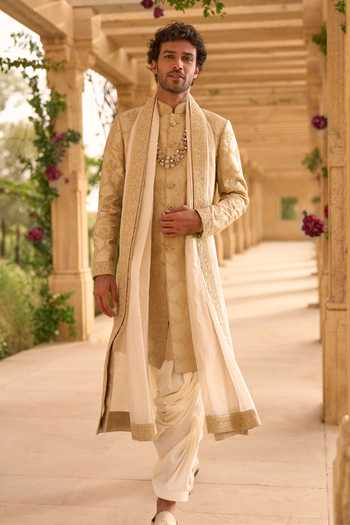 Seema Gujral Embroidered Sherwani Set