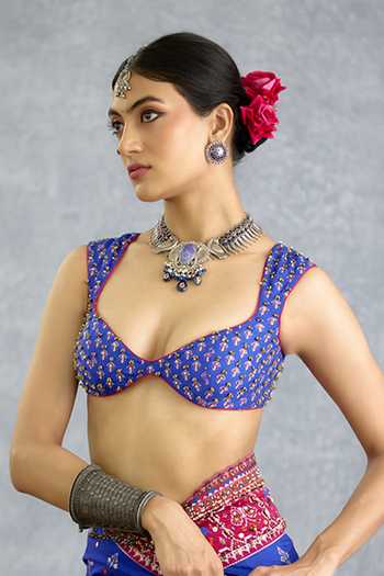 Torani Niladri Sanvitha Silk Blouse 