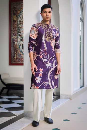 Mahima Mahajan Zafir Embroidered Kurta & Pant Set 