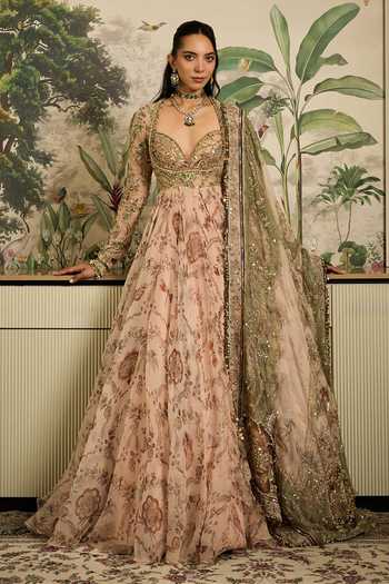 Mahima Mahajan Lina Embroidered Anarkali With Dupatta 