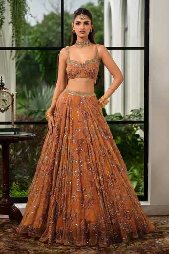 Mahima Mahajan Rudra Embroidered Lehenga Set 