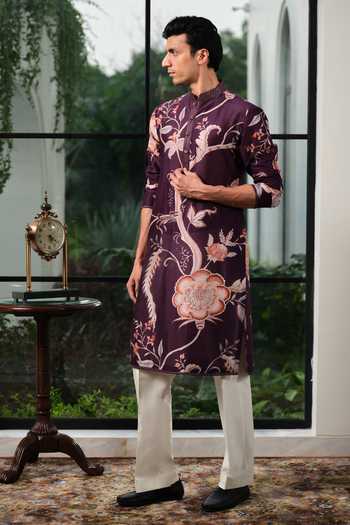 Mahima Mahajan Azam Floral Motif Kurta Set 