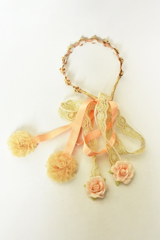Choko Flower Lace Tie Down Hairband