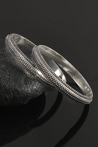 Rawa Embellished Bangles - Set of 2 