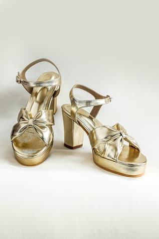 Ashley Front Knotted Heels 