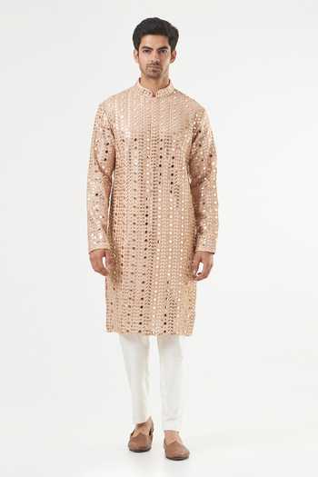 Kasbah Mirror Embroidered Kurta Set 