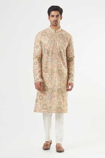 Kasbah Sequin Embroidered Kurta Set 