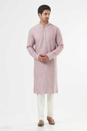 Kasbah Chikankari Embroidered Kurta Set 