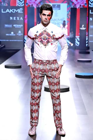 Digital Print Animal & Floral Shirt 