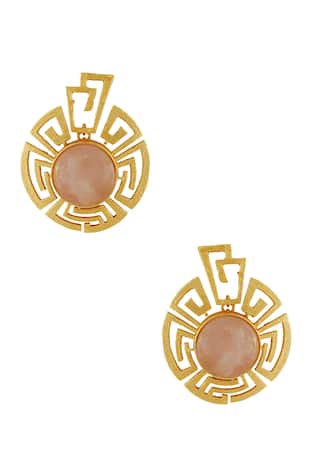 Stone Embellished Earrings 