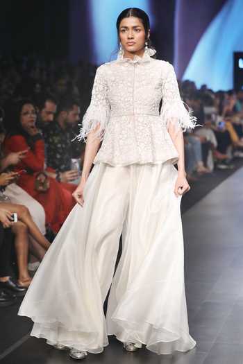 Ridhi Mehra Peplum Blouse & Sharara Set 