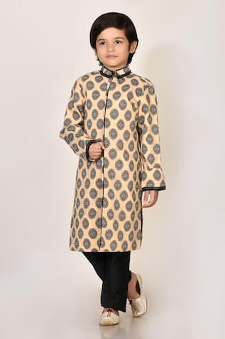 Handloom Silk Kurta & Pant Set 