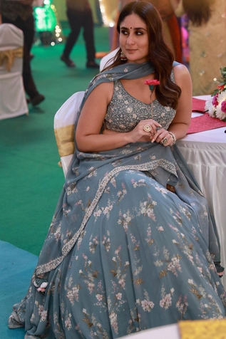 Sana Barreja Lana Printed Lehenga Set