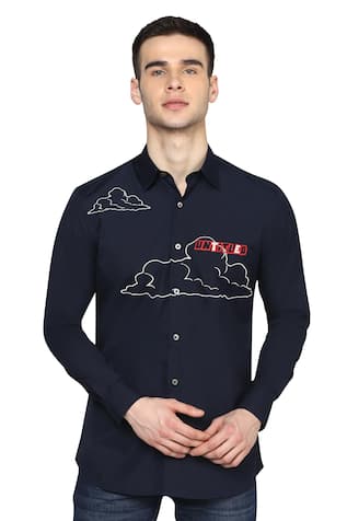 Embroidered Slim-Fit Shirt 