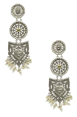 Gulchandani Embellished Long Earrings 