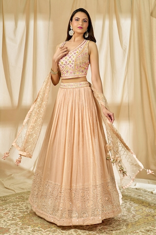 Alaya Advani Sequin Embroidered Lehenga Set