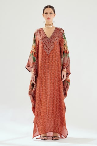 Rajdeep Ranawat Verusha Silk Kaftan 