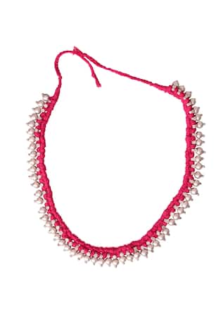 Pinal Thread Ghungroo Necklace 