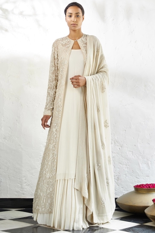 Nakul Sen Embroidered Jacket Lehenga Set