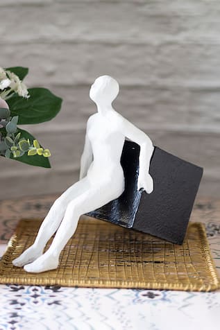Boxed Man Sculpture 