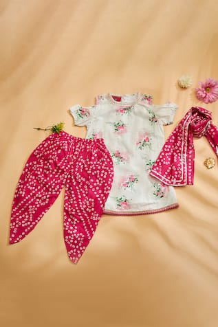 Floral Print Kurta Set 