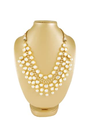 Kundan & Pearl Layered Necklace 