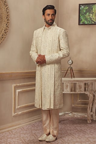 Embroidered Sherwani Set 