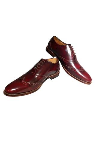Handcrafted pure leather brogues