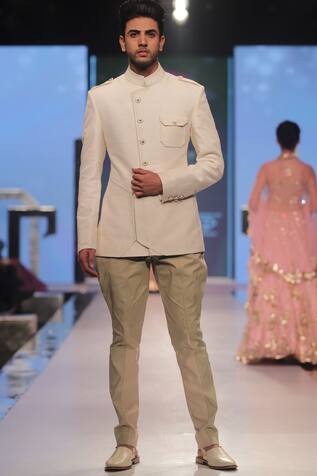 Overlapped Bandhgala With Breeches 
