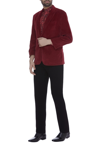 Kommal Sood Full sleeves blazer jacket with trouser