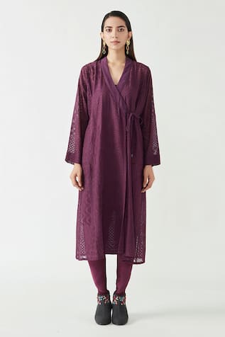 Doris Embroidered Kurta & Dhoti Pant Set 