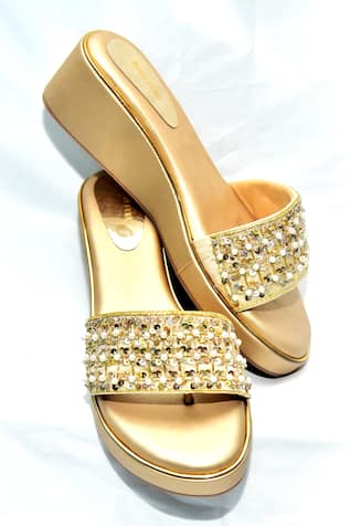 Amorr Sequin Embellished Wedges 