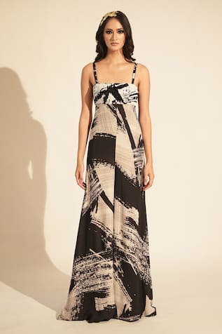 Nikita Mhaisalkar Brush Stroke Print Jumpsuit 
