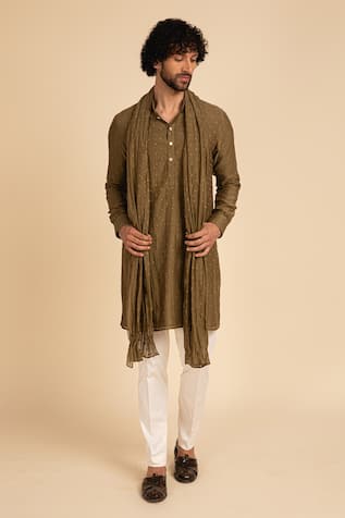 Jamdani Handwoven Kurta Set 