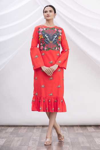 MR. Ajay Kumar Cotton Printed Dress 