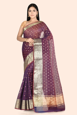 Nazaakat by Samara Singh Banarasi Cotton Silk Saree