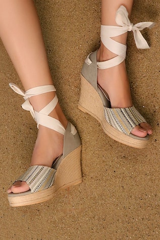 Veruschka by Payal Kothari Aruba Espadrille Wedges 