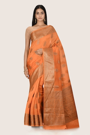 Nazaakat by Samara Singh  Banarasi Cotton Silk Saree