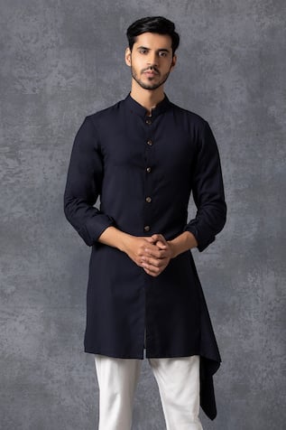 Asymmetric Kurta & Pant Set 