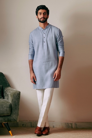 Philocaly Vayu Cotton Silk Kurta