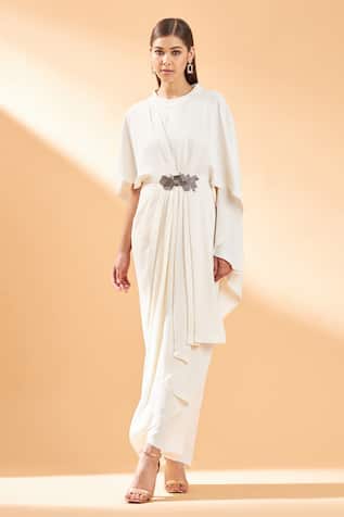 Embroidered Gown For Kids