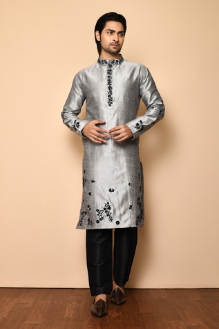 Arihant Rai Sinha Floral Embroidered Kurta Set