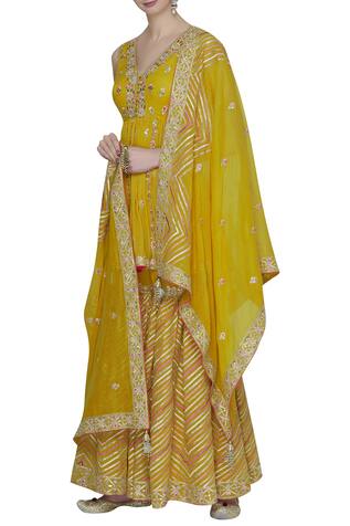gota patti sharara designs