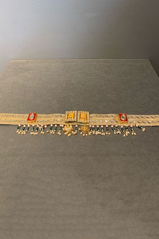 Handcrafted Geometric Motif Belt 