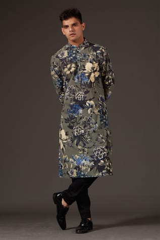 Floral Print Kurta Set 