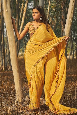 Santolina Crepe Saree 