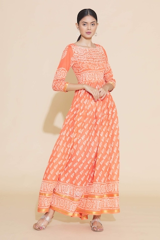 Samyukta Singhania Tie Dye Maxi Dress