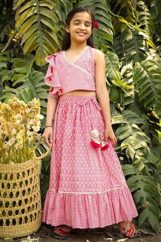 Amazon.com: ETHNIC EMPORIUM Indian kids Lehenga Choli Girls handwork Kids  festive Dress 3034 K22 (green, 6-7 yrs): Clothing, Shoes & Jewelry