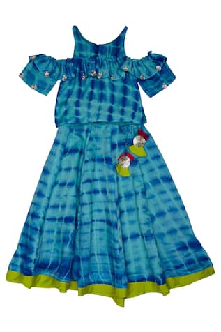 Tie Dye Lehenga Set 